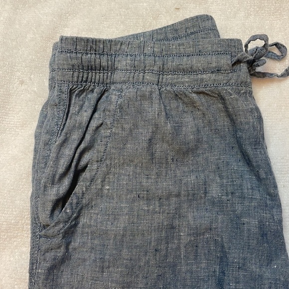 L.L. Bean ~ 4 MT ~ 100% Linen Elastic Waisted Summer Pants - Picture 6 of 10